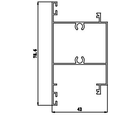 Дверь и окно сплава алюминия высокого уровня безопасности CNC подвергая механической обработке